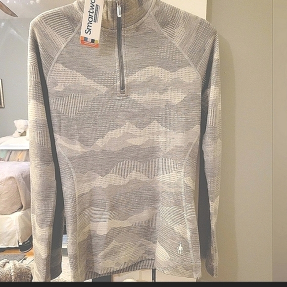 New Smartwool Classic Thermal Merino Base Layer 1/4 Zip - Picture 4 of 12